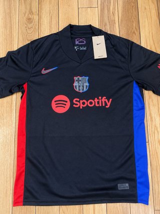 Camiseta Fútbol FC Barcelona Spotify Negra
