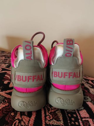 Zapatillas plataforma Buffalo Chai fucsia