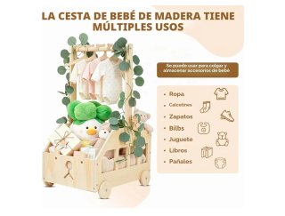 Cesta Madera Bebé