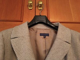 Traje Adolfo Dominguez Lana Mujer Beige/Marrón