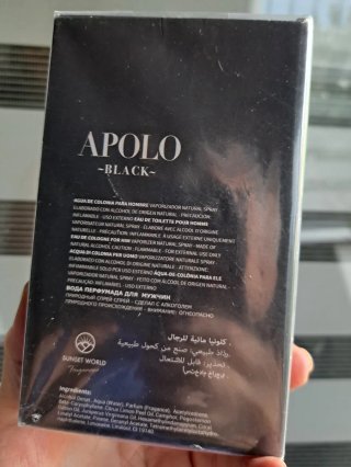 Profumo APOLO BLACK Vaporisateur Natural Spray