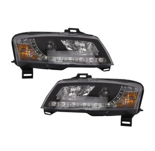 Faros delanteros LED para Fiat Stilo Black