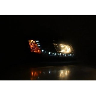 Faros delanteros LED para Fiat Stilo Black