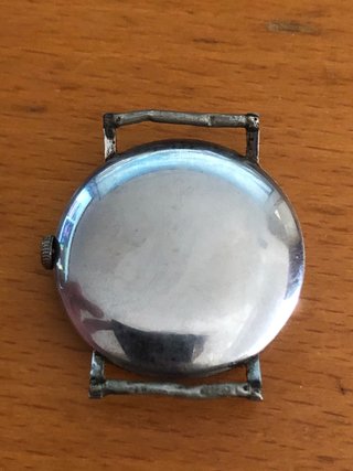 Relógio Movado Militar Aço Corda