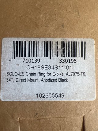 Plato FUNN Solo ES 34T Shimano E7000/8000