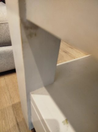 Mesa de centro con cristal gris claro elevable