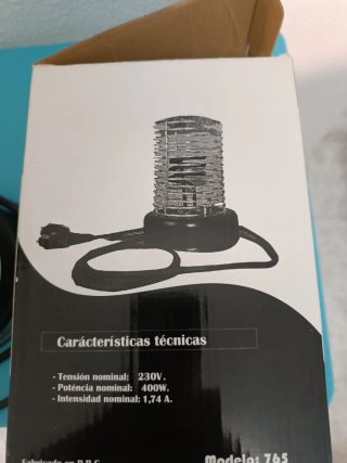 Estufa de mesa camilla 400W
