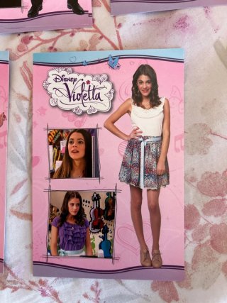 Postales Serie Violetta Disney