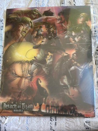 Póster Attack on Titan 3D