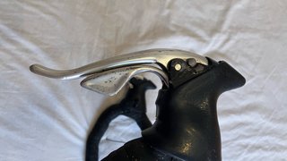 Manillar y potencia. Tres T.  Y manetas campagnolo