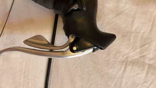 Manillar y potencia. Tres T.  Y manetas campagnolo