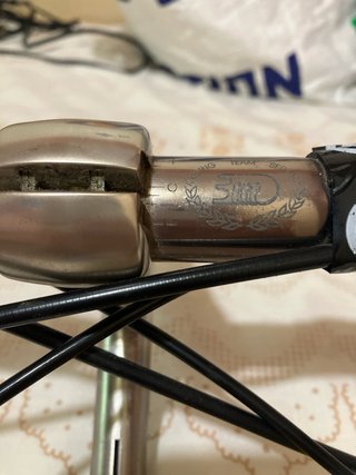 Manillar y potencia. Tres T.  Y manetas campagnolo