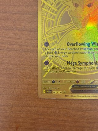 Mega Gardevoir ex 187/132 Carta Pokémon Oro