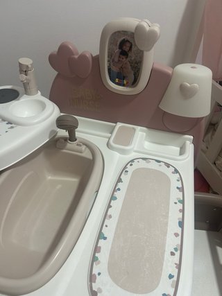 Smoby Cuna Cambiador Cocinita Bebé Bien Cuidada