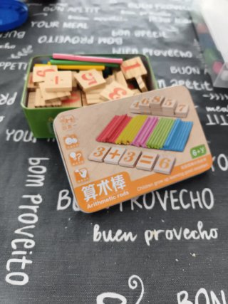Juego Matemáticas Aritméticas Varillas Números