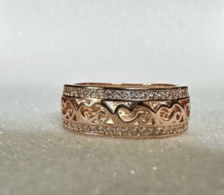 Anello fede fascia larga oro