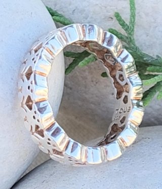 Anillo Tous Puppies Plata