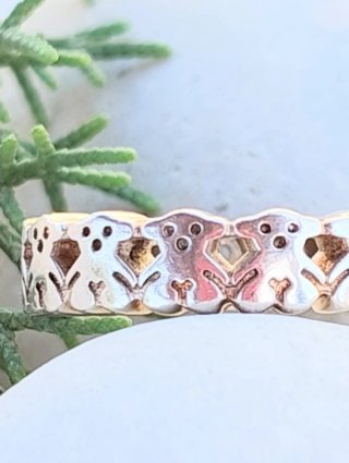 Anillo Tous Puppies Plata