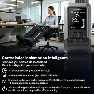 Masajeador de Piernas Compresión de Aire