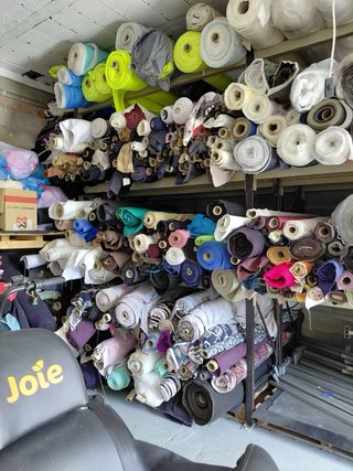 Lote profesional de tejidos y materiales