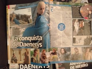 Lote 4 Revistas Supertele con Juego de tronos