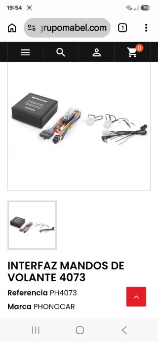 Interfaz Mandos Volante Phonocar CAN BUS PH4073