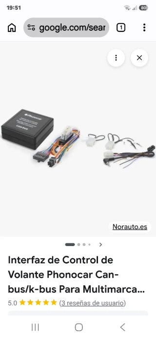 Interfaz Mandos Volante Phonocar CAN BUS PH4073