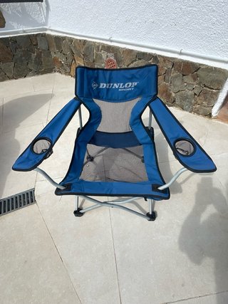 2 Sillas Plegables Dunlop Camping