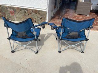 2 Sillas Plegables Dunlop Camping