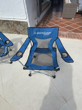 2 Sillas Plegables Dunlop Camping