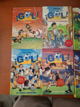 Colección de libros de fútbol ¡Gol!
