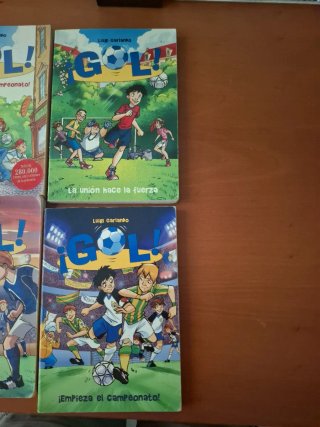 Colección de libros de fútbol ¡Gol!