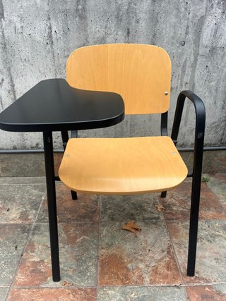 Silla pupitre con pala de escritura. 12 uds