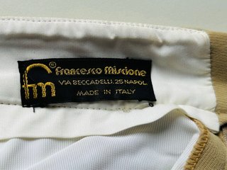 Pantaloni Cavallerizzo-Uomo Taglia48 Vintage Beige