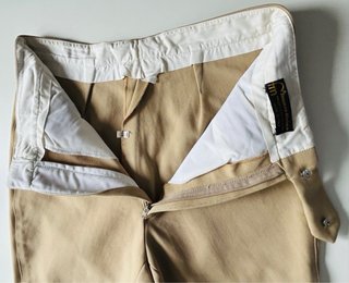 Pantaloni Cavallerizzo-Uomo Taglia48 Vintage Beige
