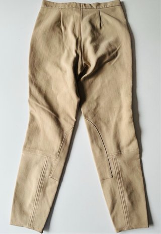 Pantaloni Cavallerizzo-Uomo Taglia48 Vintage Beige