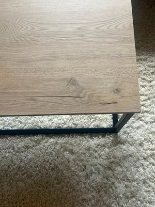Mesa de centro madera y metal