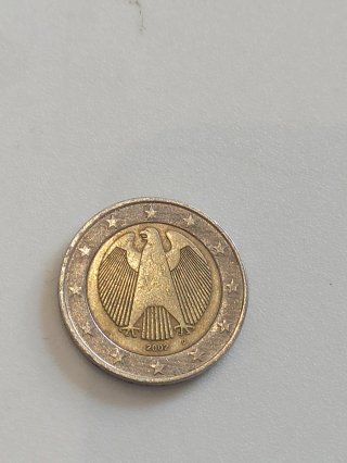 Moneda Antigua 2002 Águila Alemana