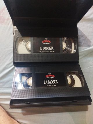 Lote VHS El Exorcista y La Mosca