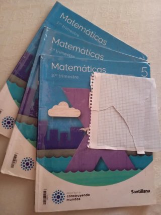 Libros de quinto de primaria editorial Santillana