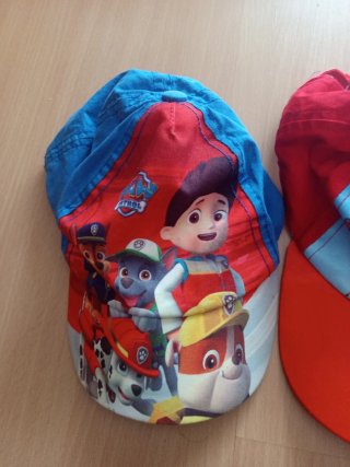 Lote 4 Gorras Infantiles Paw Patrol y Mickey