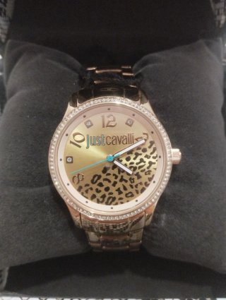 Reloj Just Cavalli Mujer Dorado y Multicolor