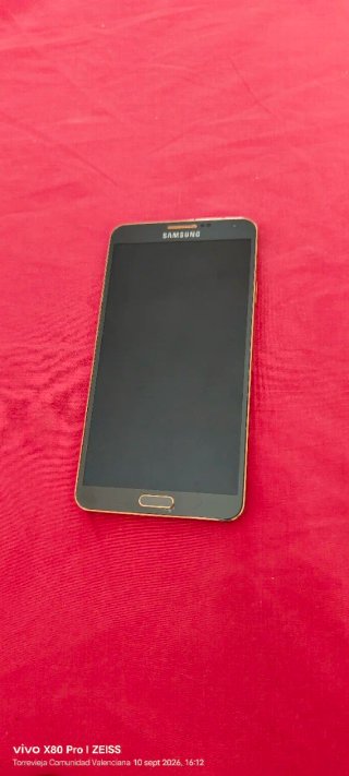 Samsung note4 Negro/Dorado