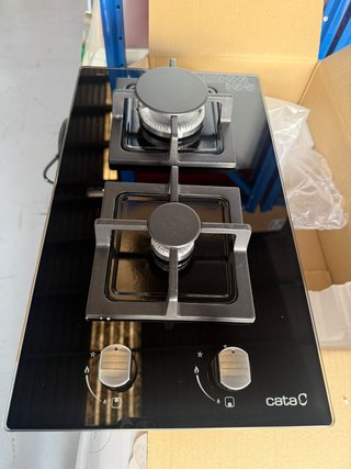 Encimera Cata Cristal 2 Fuegos Nueva