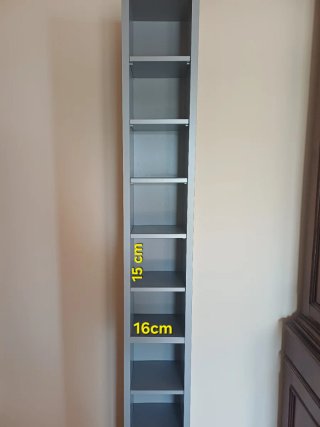 Estantería Ikea para CDs