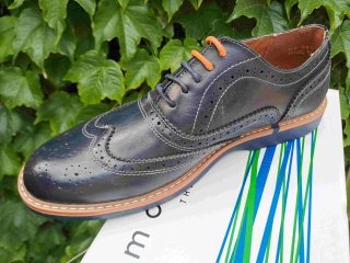 Scarpe uomo Montefiori blu classiche derby