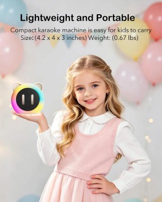 Karaoke Infantil 2 Micrófonos Inalámbricos