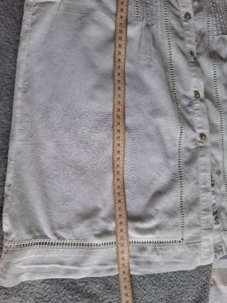 Camisa Mango Blanca sin Mangas