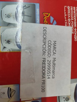 Freidora Ufesa FR1000 Dueto Chef