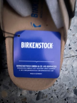Zuecos Birkenstock Beige Talla 39
